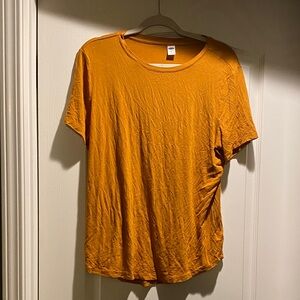 Old Navy Women's Mustard Short Sleeve Tunic
